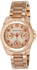 Michael Kors Blair Rose Gold Dial Rose Gold Steel Strap Watch for Women - MK5613