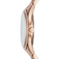 Michael Kors Lauryn Mother of Pearl Dial Rose Gold Steel Strap Watch for Women - MK3716