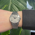 Omega De Ville Prestige Co-Axial Grey Dial Silver Steel Strap Watch for Men - 424.10.40.20.06.002