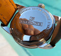 Breitling Superocean Heritage 42mm Rose Gold Chronometer Black Dial Brown Leather Strap Mens Watch - U1732112