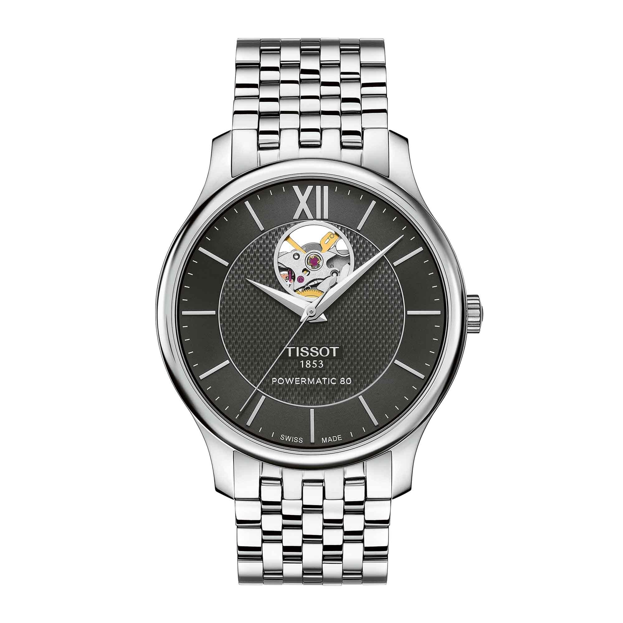 Tissot Tradition Automatic Open Heart Automatic Watch For Men - T063.907.11.058.00