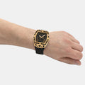 Guess Legend With Black Dial Rubber Watch For Mens - GW0500G1