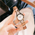 Calvin Klein Class White Dial Rose Gold Steel Strap Watch for Women - K6R23626