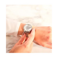 Guess Tri Glitz Quartz Silver Dial Silver Mesh Bracelet Watch For Women - W1142L1