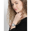 Guess Quartz Silver Dial Willow Stainless Steel Mesh Bracelet Watch For Women - W0836L2