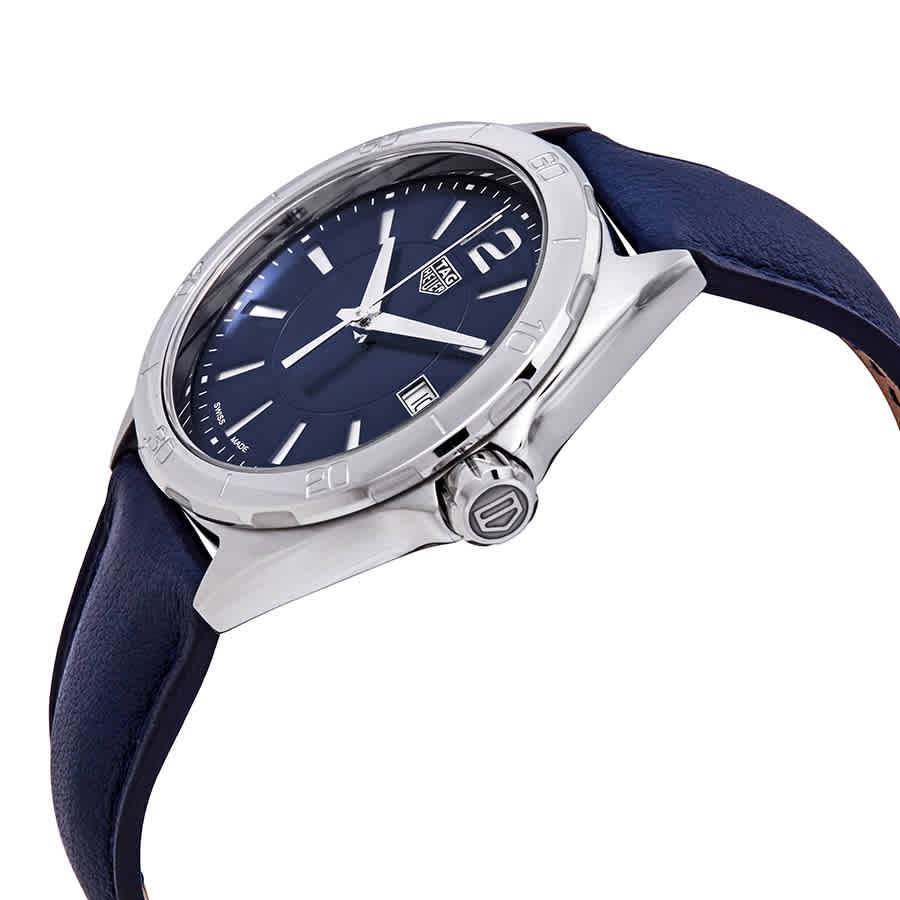 Tag Heuer Formula 1 Quartz Blue Dial Blue Leather Strap Watch for Women - WBJ1312.FC8231