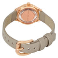 Marc Jacobs Tether Grey Dial Grey Leather Strap Watch for Women - MBM1375