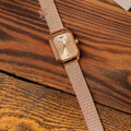 Emporio Armani Joy Quartz Rose Gold Dial Rose Gold Mesh Bracelet Watch For Women - AR11347