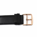 Coach Kent Chronograph Rose Gold Dial Black Leather Strap Watch for Men - 14602559