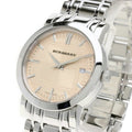 Burberry Heritage Collection Rose Gold Dial Silver Steel Strap Watch for Men - BU1352