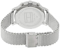 Tommy Hilfiger Evan Grey Dial Silver Mesh Bracelet Watch for Men - 1710396