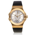 Maserati Potenza Diamonds Silver Dial Black Leather Strap Watch For Women - R8851108505