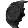 Fossil Bronson Chronograph Black Dial Black Steel Strap Watch for Men - FS5712