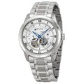 Bulova BVA Series Dual Aperture Silver Dial Silver Steel Strap Watch for Men - 96A118