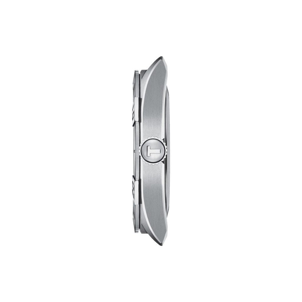 Tissot PR 100 Sport Quartz Black Dial Silver Steel Strap Watch For Men - T101.610.11.051.00