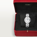 Cartier Ballon Bleu de Cartier Diamonds Silver Dial Silver Steel Strap Watch for Women - WE902073