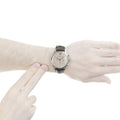 Emporio Armani Classic Chronograph Cream Dial Brown Leather Strap Watch For Men - AR1878