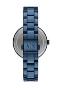 Armani Exchange Cayde Analog Blue Dial Blue Steel Strap Watch For Men - AX2702