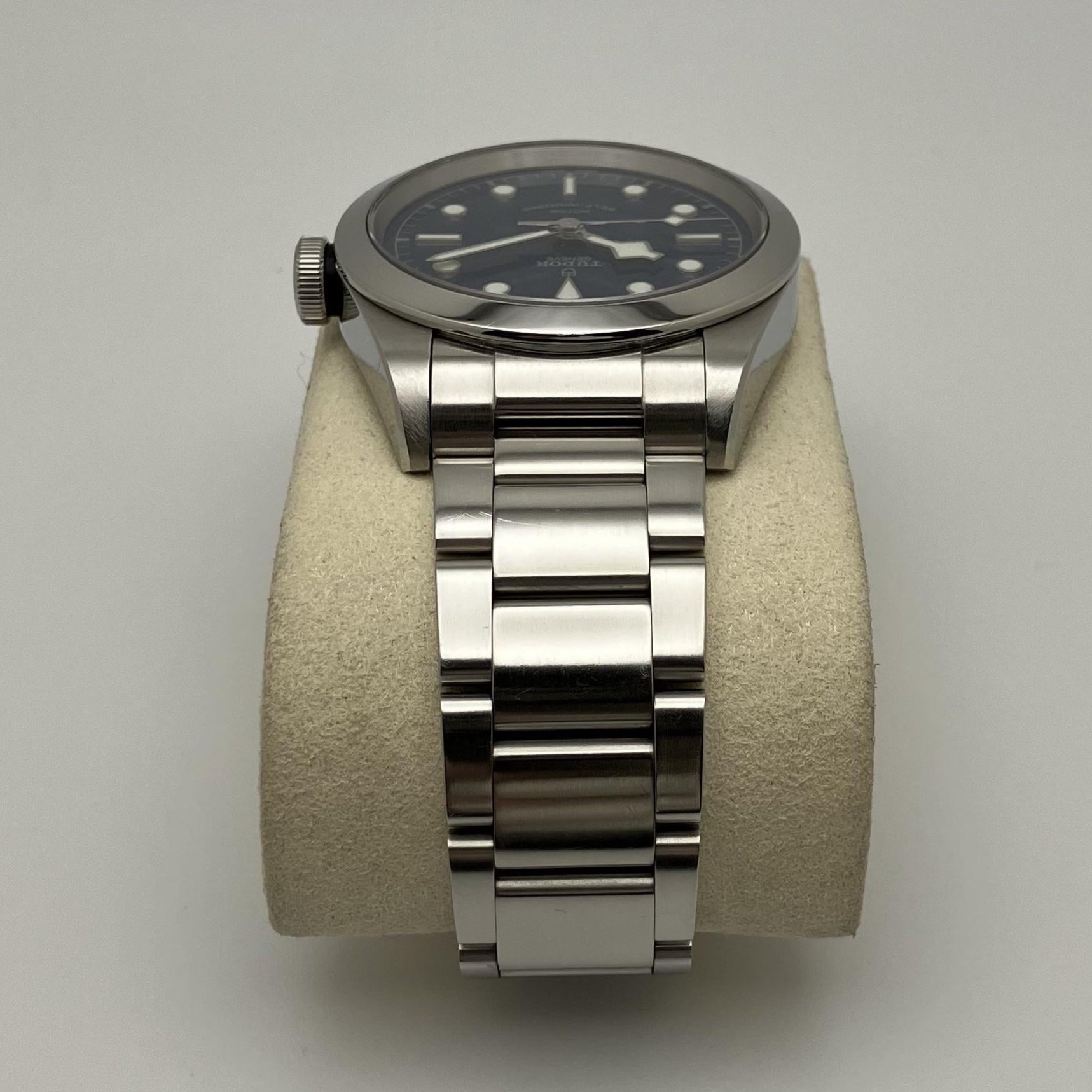 Tudor Black Bay Automatic Blue Dial Silver Steel Strap Watch for Men - M79540-0004