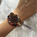 Marc Jacobs Amy Grey Dial Two Tone Steel Strap Watch for Women - MBM3195