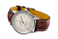 Breitling Navitimer Automatic 41 White Dial Brown Leather Strap Watch for Men - A17326211G1P2