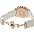 Emporio Armani Sportivo Silver Dial White Silicone Strap Watch For Women - AR5920