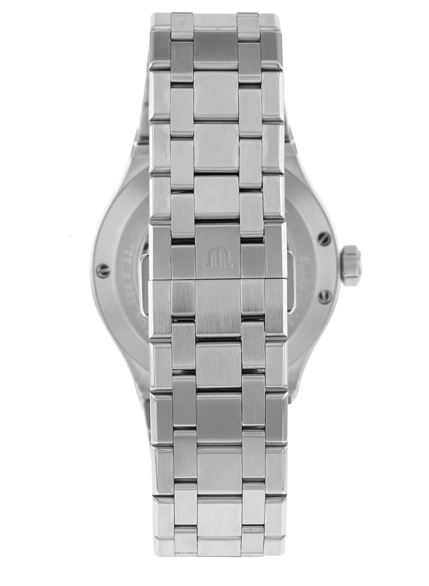 Maurice Lacroix Aikon Automatic Black Dial Silver Steel Strap Watch For Men - AI6008-SS002-330-1