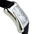 Maurice Lacroix Divina White Mother of Pearl Dial Black Leather Strap Watch for for Women - DV5011-SD531-120
