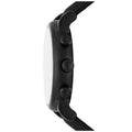 Emporio Armani Luigi Analog Black Dial Black Leather Strap Watch For Men - AR11450
