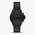 Emporio Armani Diver Chronograph Black Dial Black Steel Strap Watch For Men - AR80050