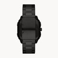 Fossil Inscription Automatic Skeleton Black Dial Black Steel Strap Watch for Men - BQ2574