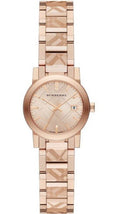 Burberry The City Rose Gold Dial Rose Gold Steel Strap Watch for Women - BU9235