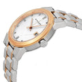 Burberry The City Silver Dial Two Tone Steel Strap Watch for Women - BU9214