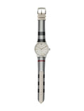 Burberry Heritage Nova Heritage White Dial Leather Strap Watch for Women - BU1395