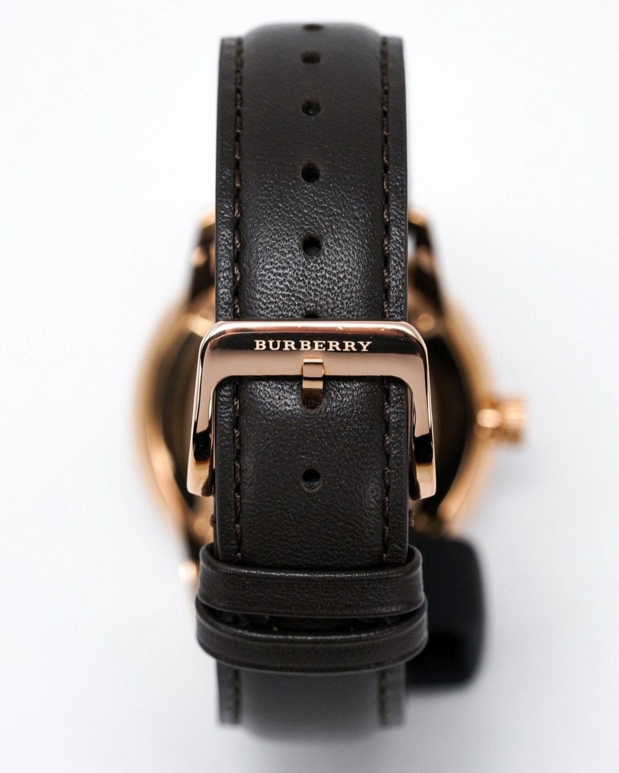 Burberry The Classic Brown Dial Brown Leather Strap Watch for Men - BU10012