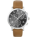Hugo Boss Spirit Grey Dial Brown Leather Strap Watch for Men - 1513691