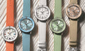Breitling Superocean Heritage '57 Pastel Paradise Green Dial Green Leather Strap Watch for Women - A10340361L1X1