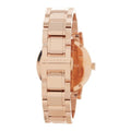 Burberry The City White Dial Rose Gold Steel Strap Watch for Women - BU9104