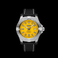 Breitling Avenger Automatic 45 Seawolf Yellow Dial Black Nylon Strap Watch for Men - A17319101I1X1
