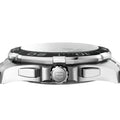 Tag Heuer Aquaracer Quartz Chronograph Black Dial Silver Steel Strap Watch for Men - CAY111A.BA0927