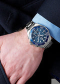 Tag Heuer Aquaracer Blue Dial SIlver Steel Strap Watch for Men - CAY111B.BA0927