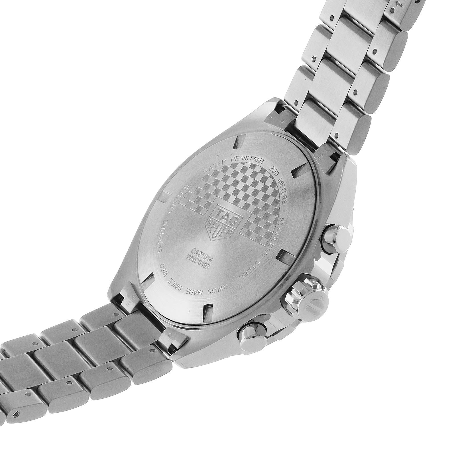 Tag Heuer Formula 1 Chronograph Blue Dial Silver Steel Strap Watch for Men - CAZ1014.BA0842
