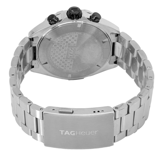 Tag Heuer Formula 1 Chronograph Ceramic Black Dial Silver Steel Strap Watch for Men - CAZ101AH.BA0842