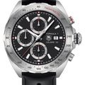Tag Heuer Formula 1 Calibre 16 Black Dial Black Leather Strap Watch for Men - CAZ2010.FT8024