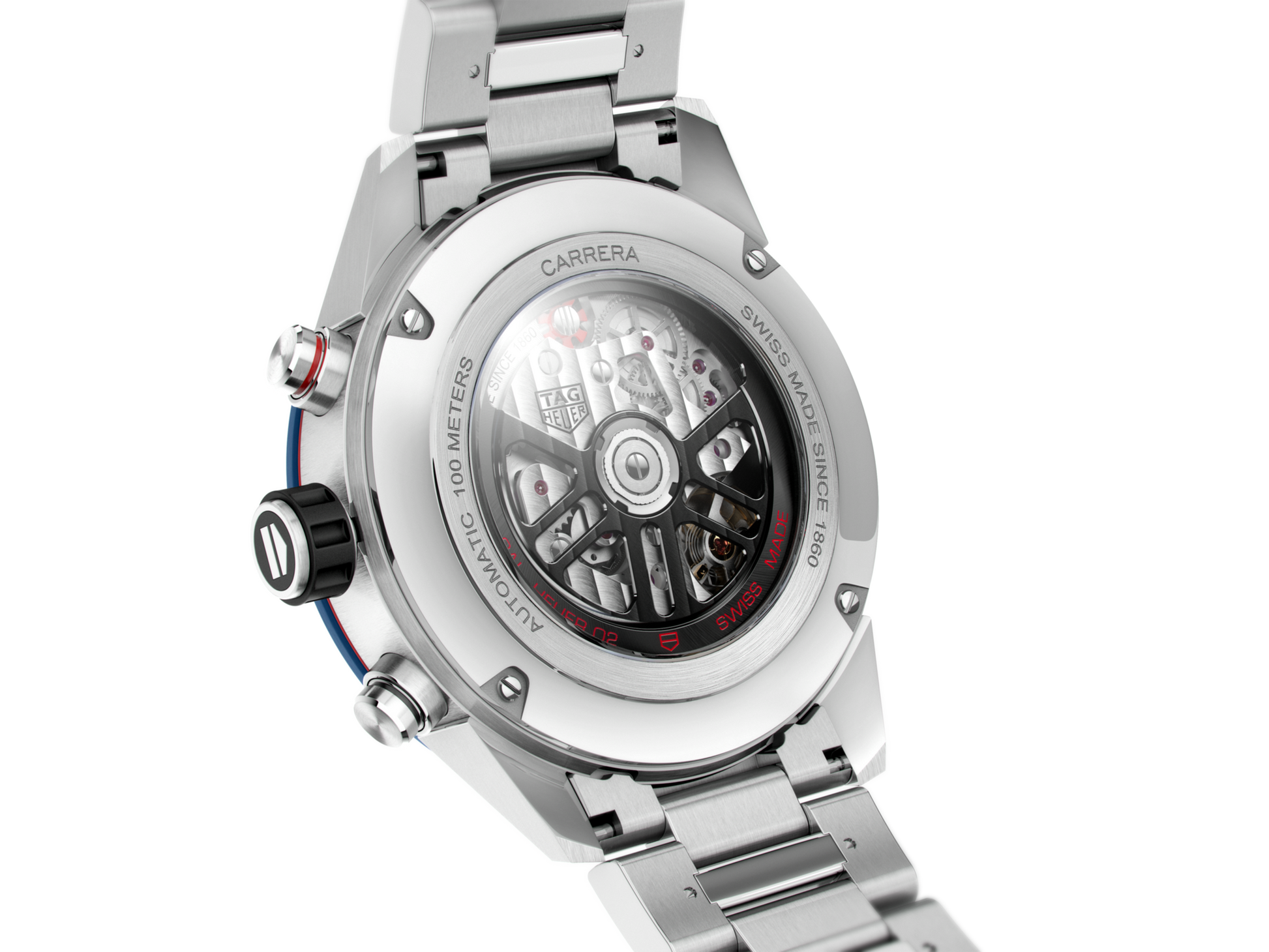 Tag Heuer Carrera Chronograph Blue Dial Silver Steel Strap Watch for Men - CBG2A11.BA0654