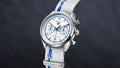 Tag Heuer Carrera Porsche RS 2.7 Automatic Chronograph White Dial White Nylon Strap Watch for Men - CBN2016.EB0275