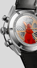 Tag Heuer Carrera Year of The Rabbit Automatic Chronograph Black Dial Black Leather Strap Watch for Men - CBN2A1L.FC6521