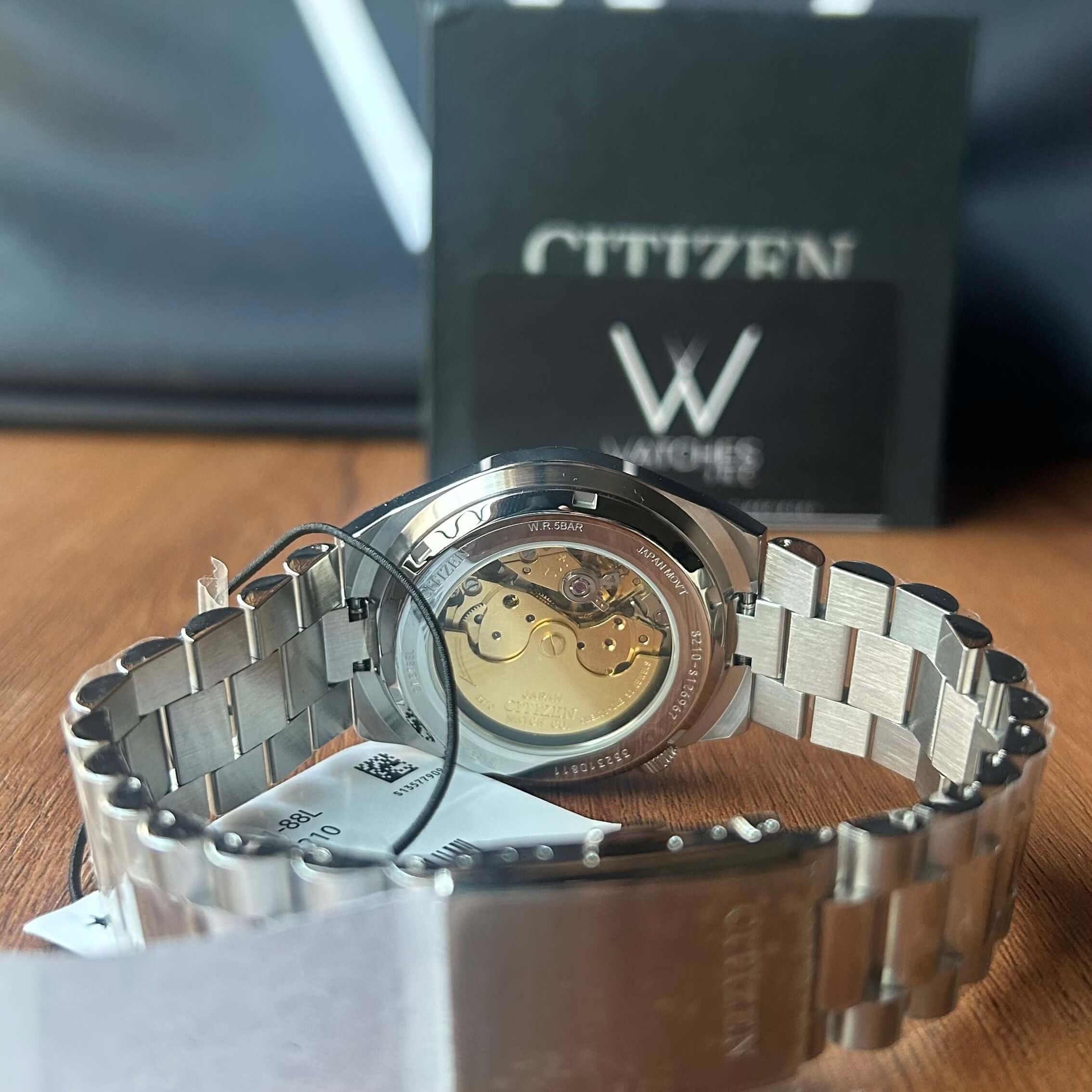 Citizen Tsuyosa Automatic Blue Dial Silver Steel Strap Watch For Men - NJ0151-88X