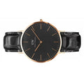 Daniel Wellington Classic Reading Black Dial Black Leather Strap Watch For Men - DW00100129