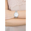 Fossil Jesse White Dial Silver Steel Strap Watch for Women - ES2362